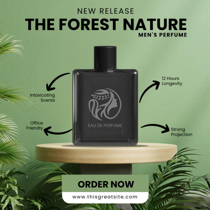 Perfume poster design