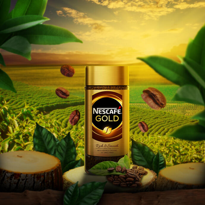 Nescafe gold poster