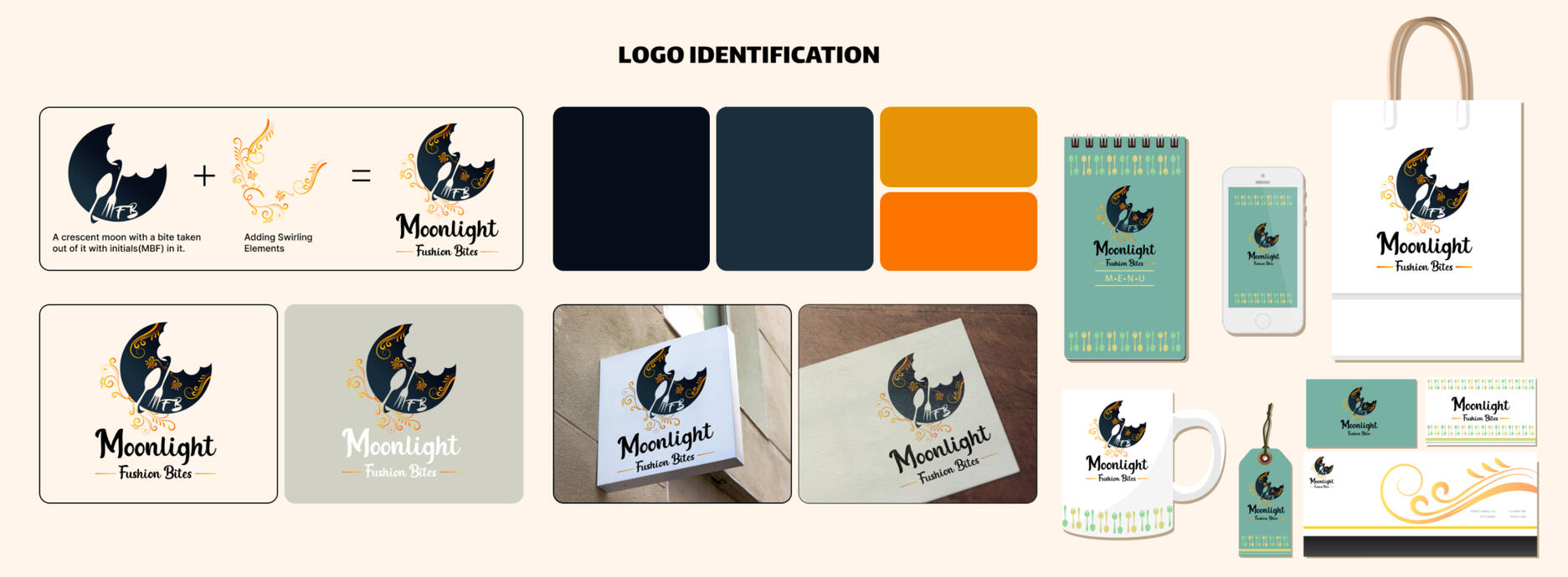 Logo for a "Cloud Kitchen"